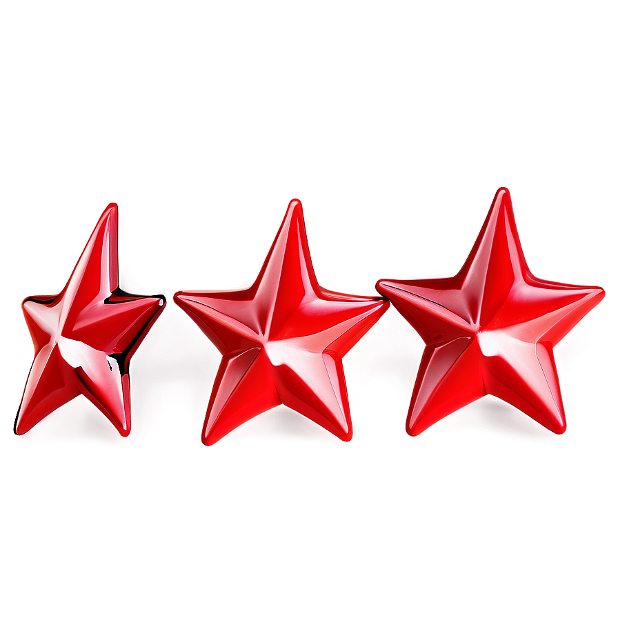Shiny Red Star Png Ais56 PNG