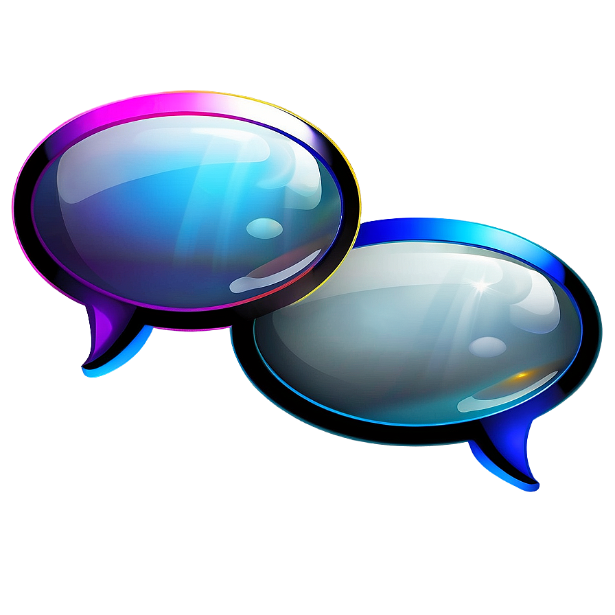 Shiny Talk Bubble Png Ide83 PNG