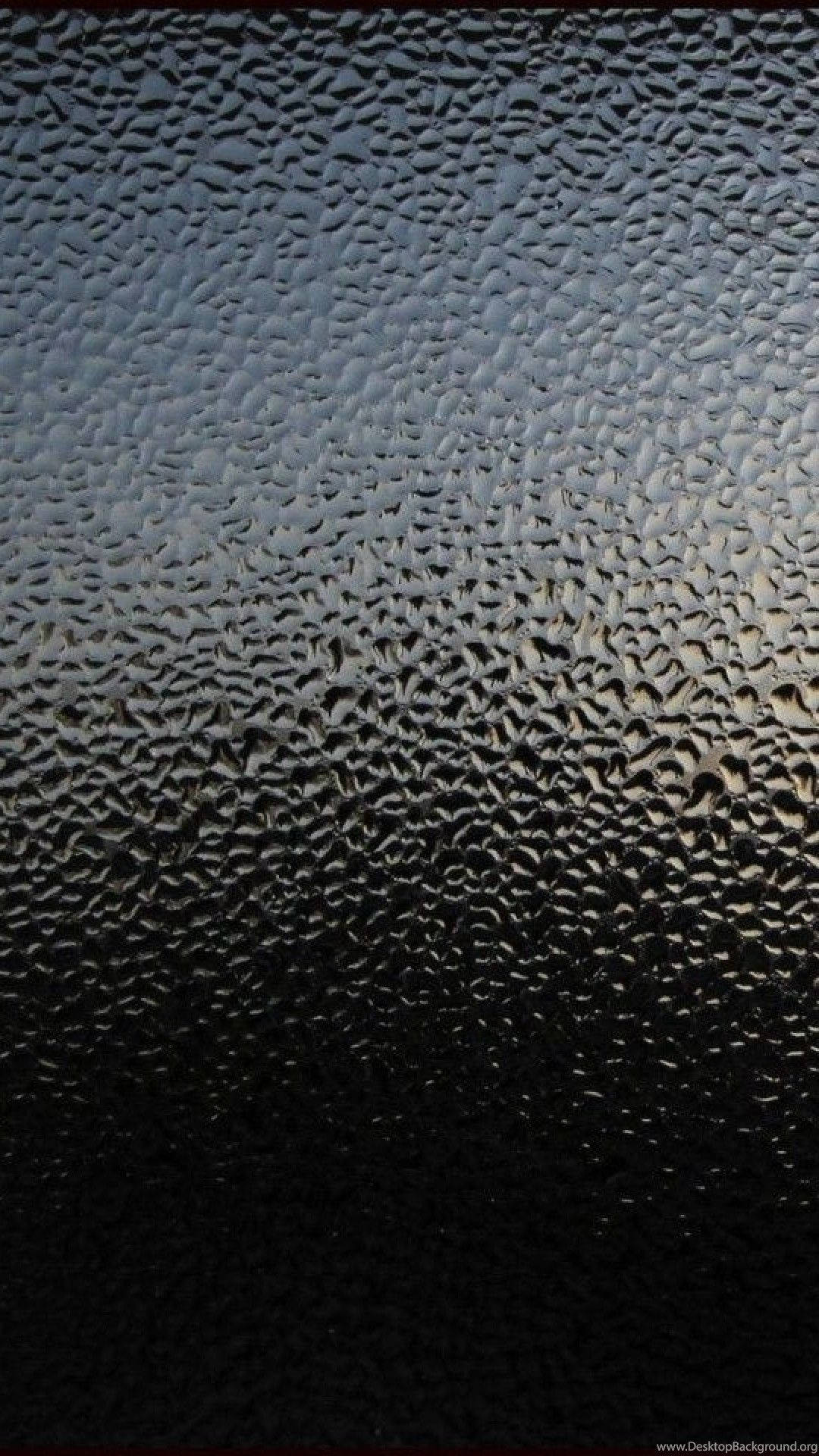 Glitrende tekstureret sort læder iPhone tapet Wallpaper