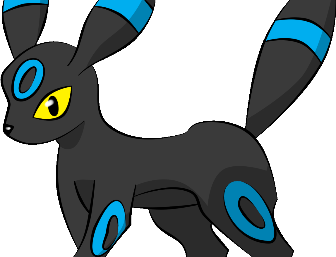 Shiny Umbreon Pokemon Art PNG