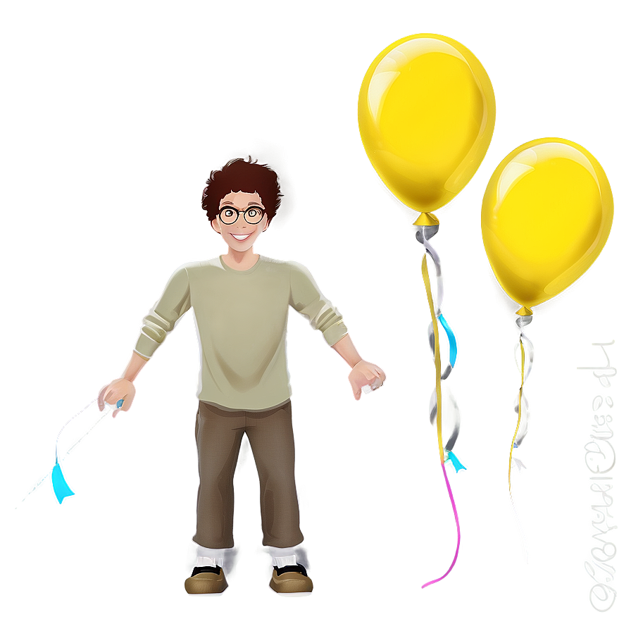 Shiny Yellow Balloon Png Xdn16 PNG