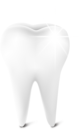 Shiny_ White_ Tooth_ Graphic PNG