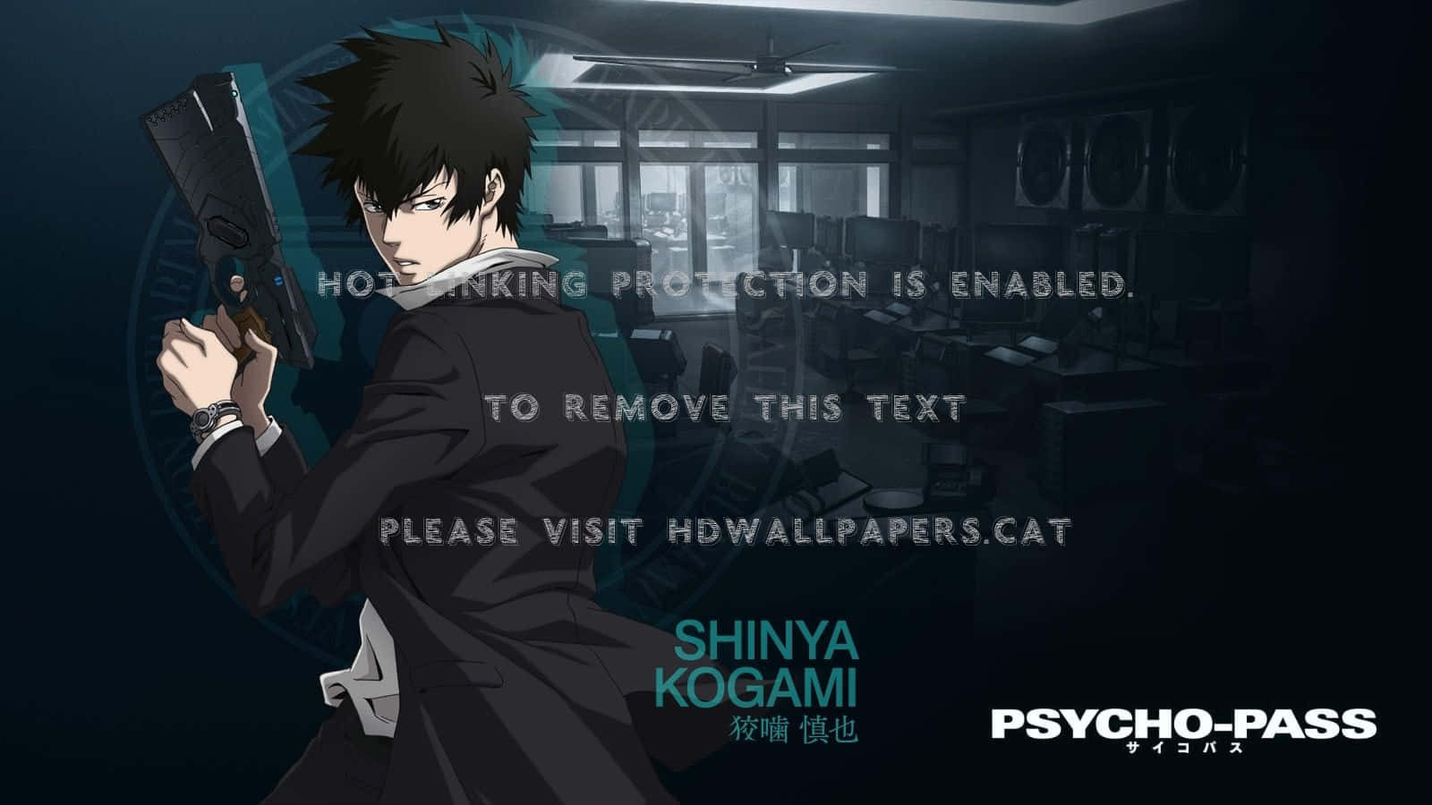 Shinya Kogami - A skilled enforcer in Psycho-Pass Wallpaper