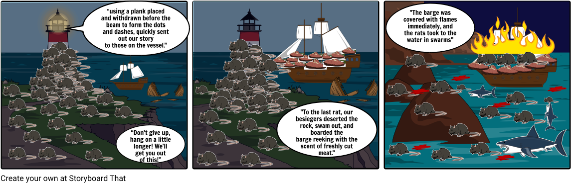Ship Under Siegeby Rats Comic Strip PNG