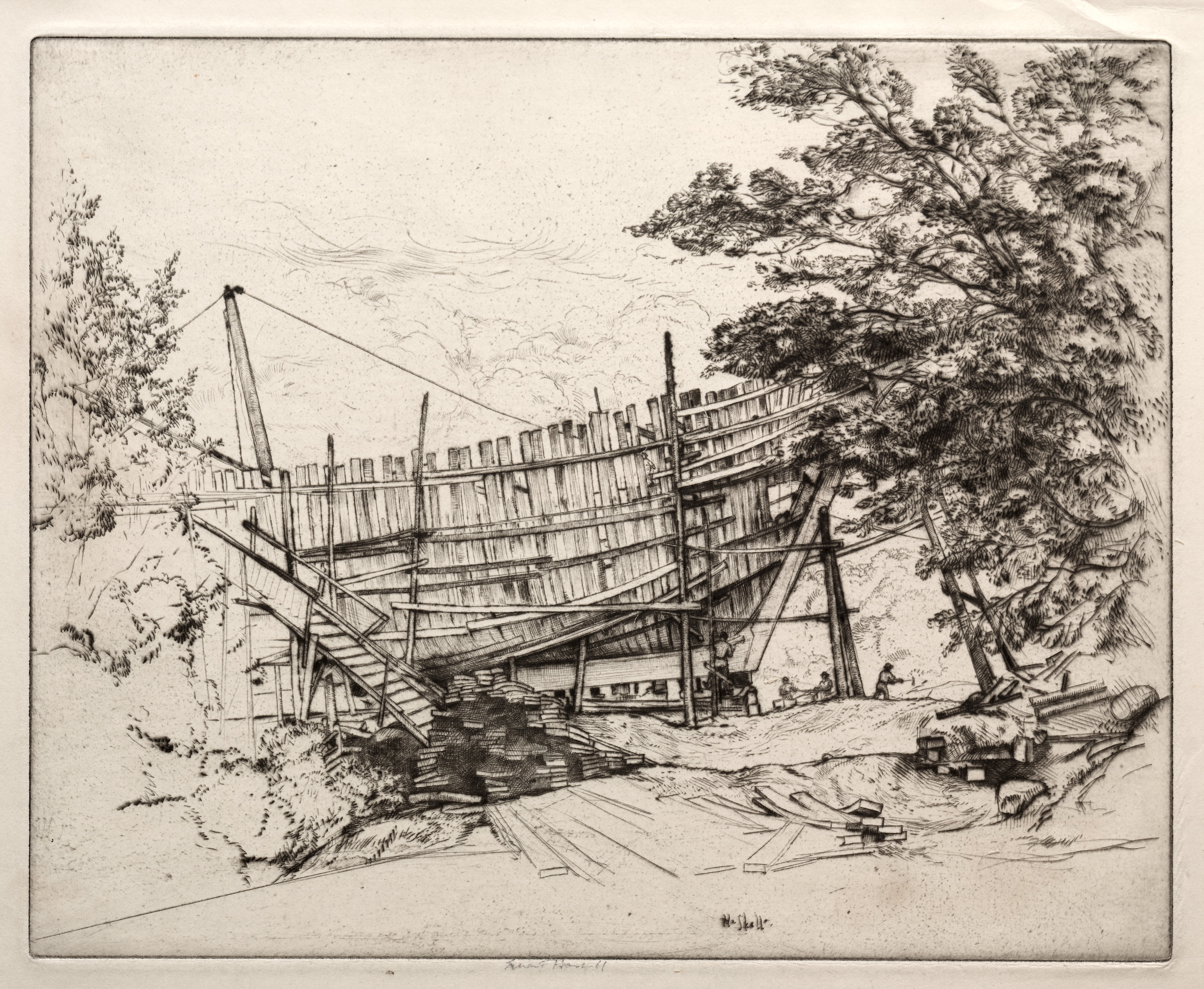 Shipbuilding Wallpaper