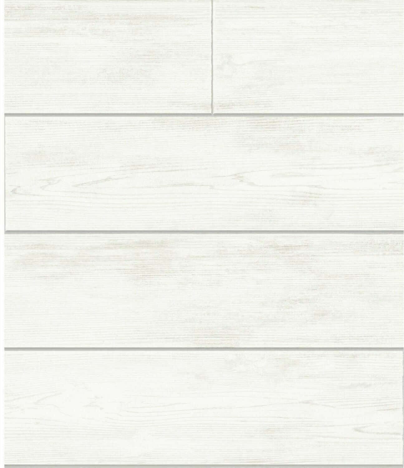 White Wood Plank Tile With White Wood Grain