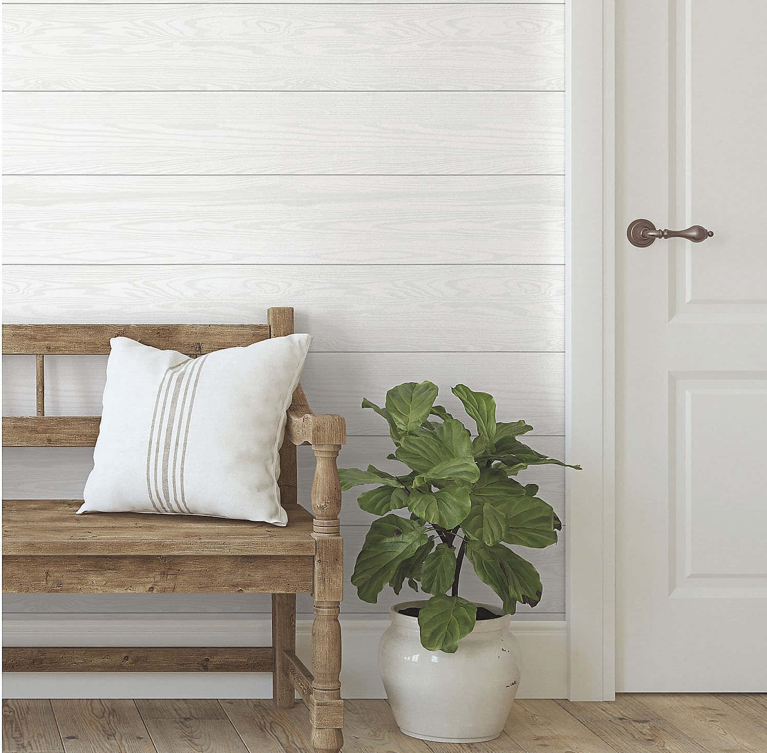 Magnolia Look for Less Over 40 Off Shiplap Wallpaper  Wood Boards at Home  Depot