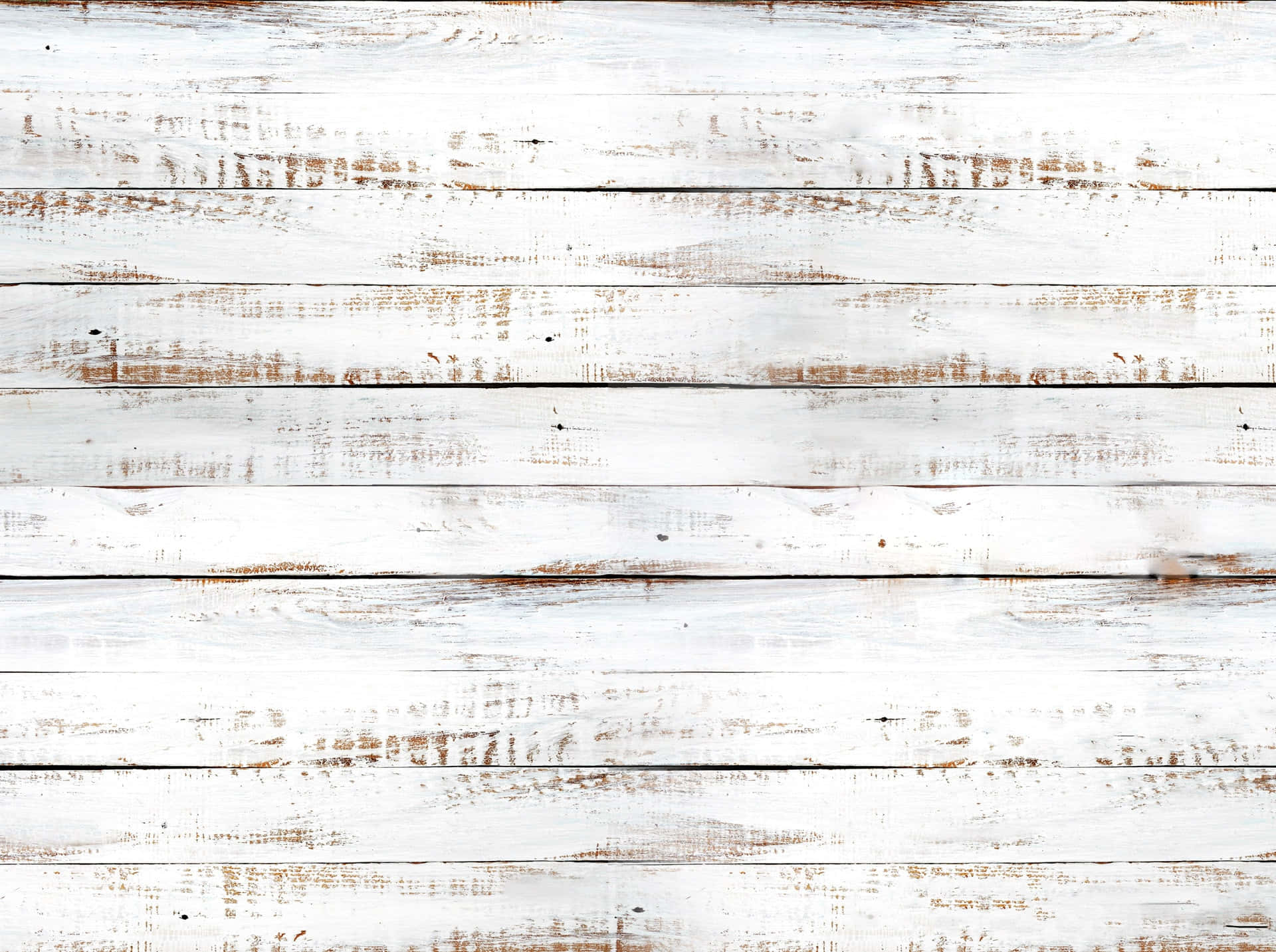 White Wood Planks On A Wooden Background