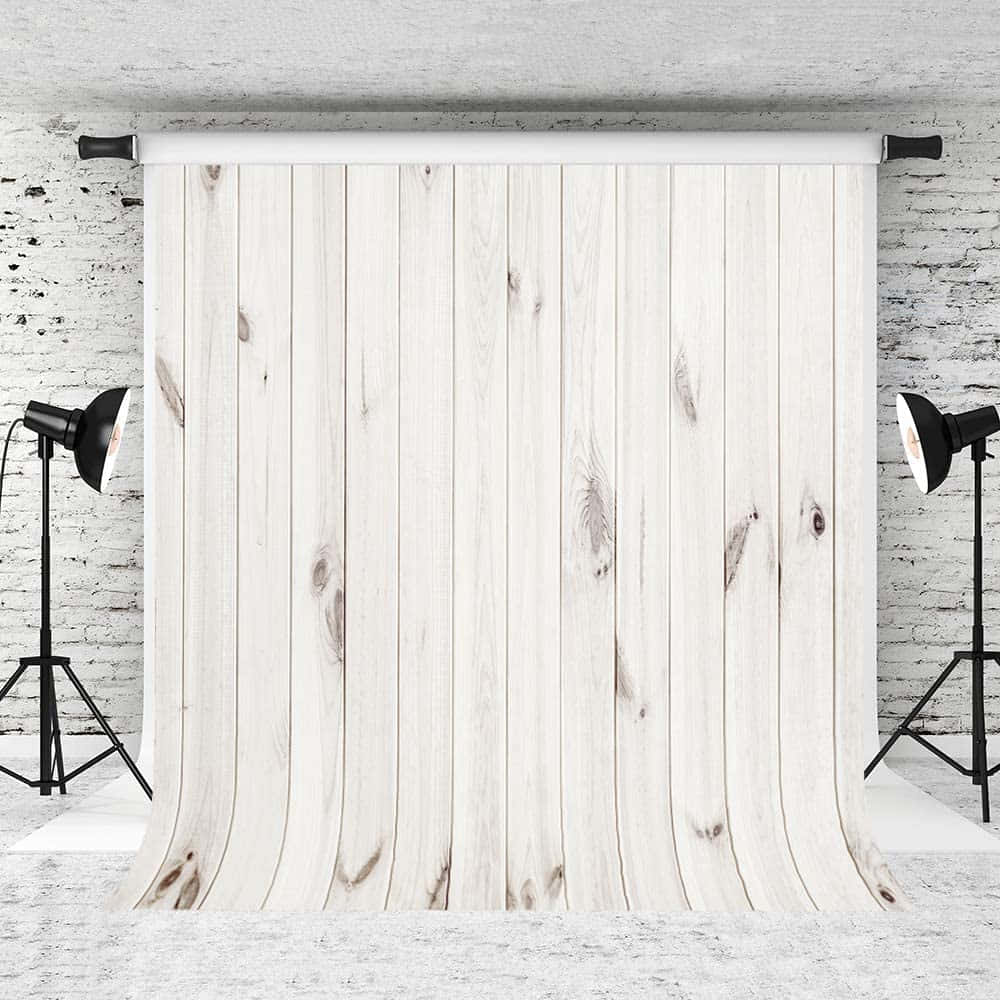 White Wood Background For Photography