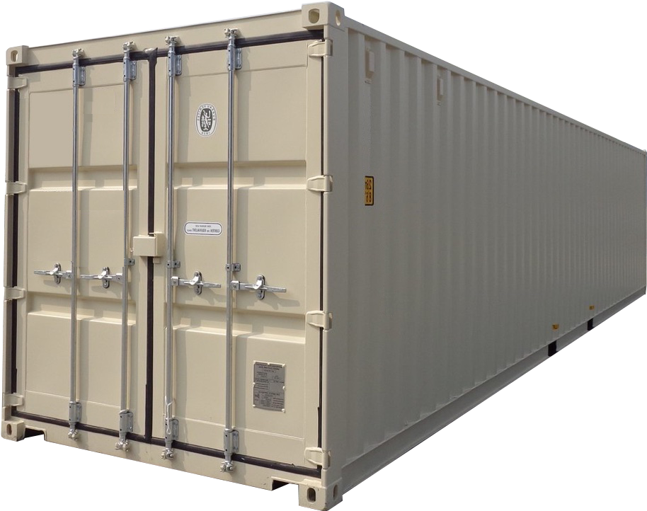 Shipping Container Side View PNG