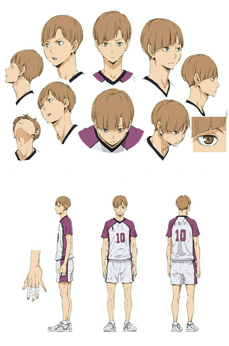 Shirabu Kenjirou in action on the volleyball court Wallpaper