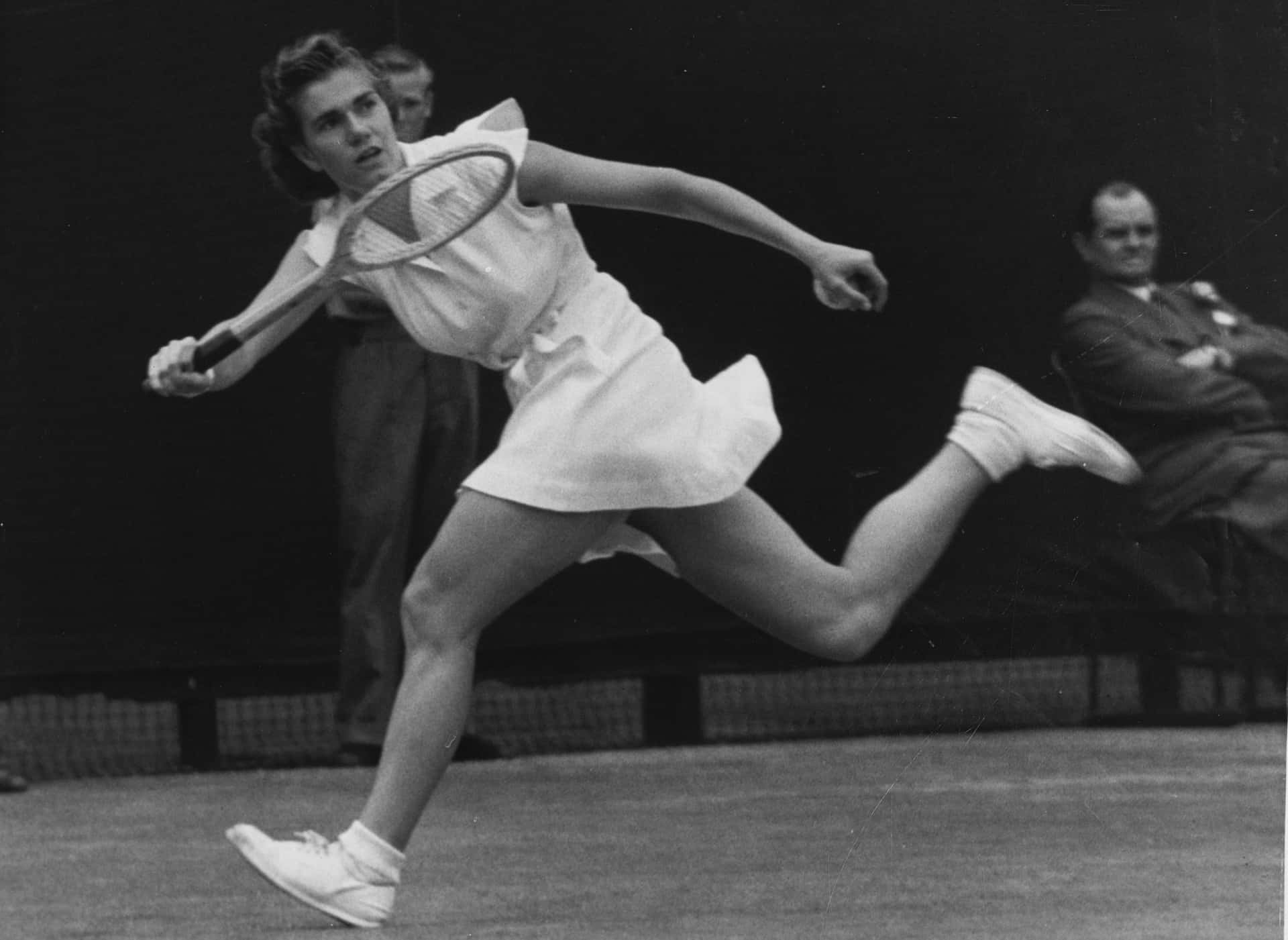 Shirley Fry Irvin 1951 Wimbledon Tournament Picture