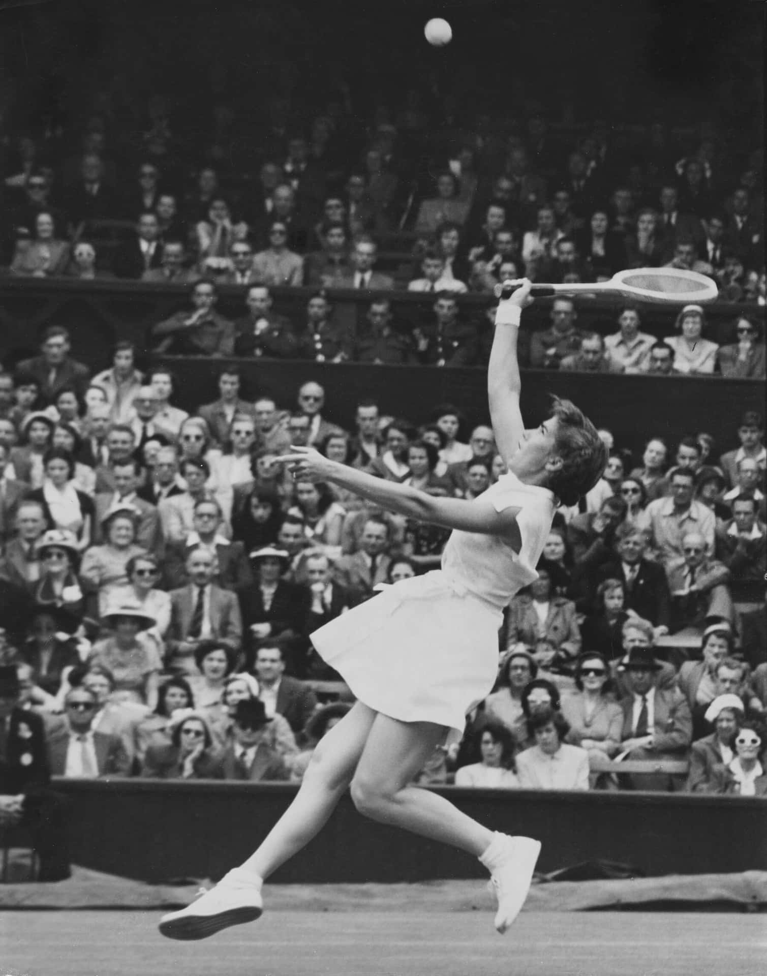 Shirley Fry Irvin 1956 Wimbledon Championships Picture