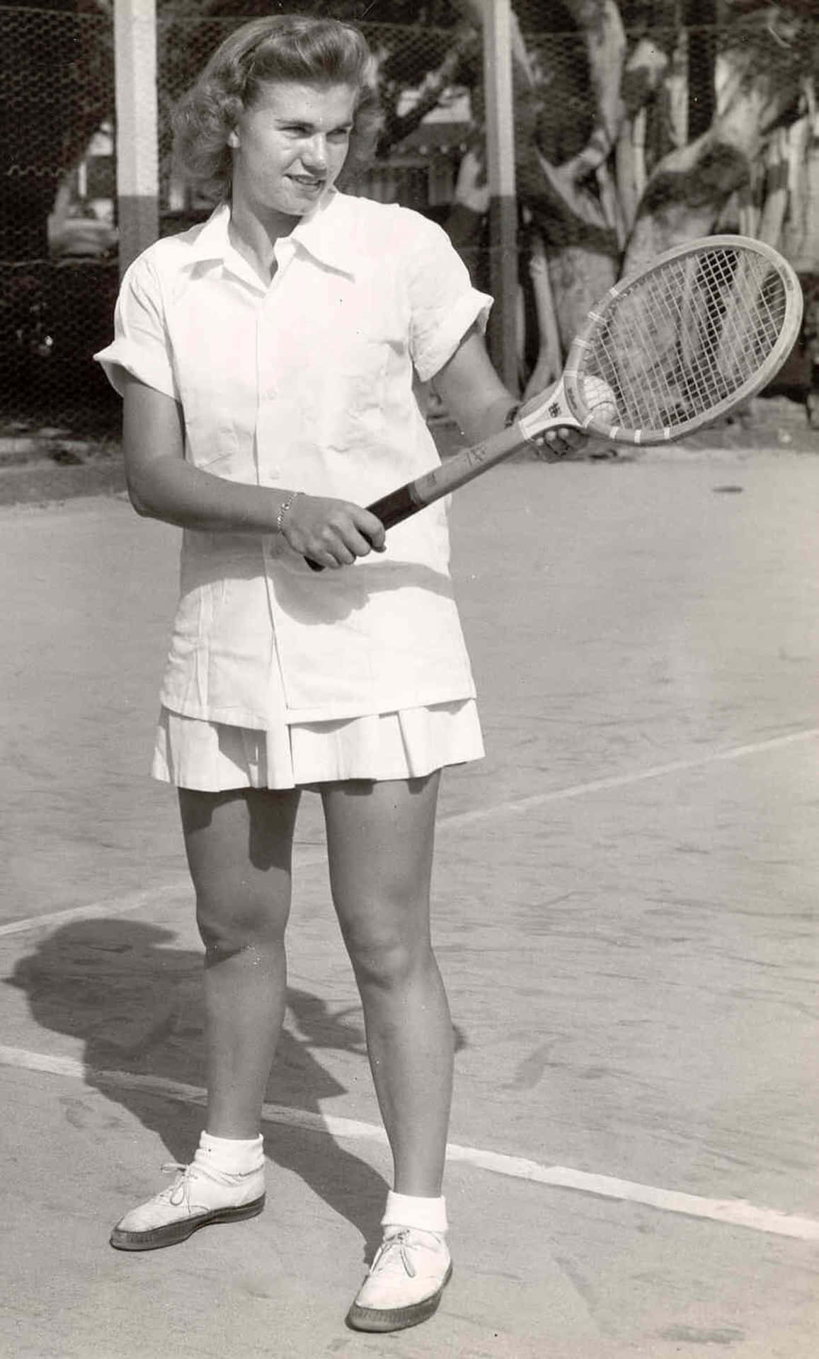 Shirley Fry Irvin Grand Slam Champion Background