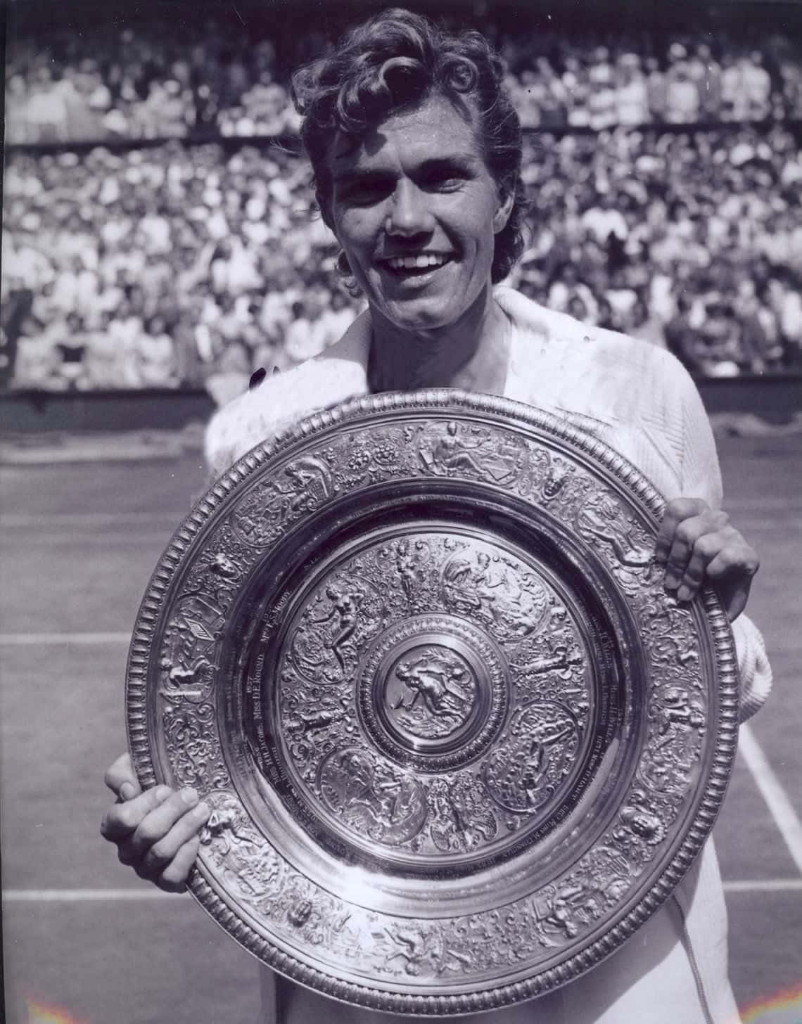 Shirley Fry Irvin Wimbledon Salver Trophy Picture