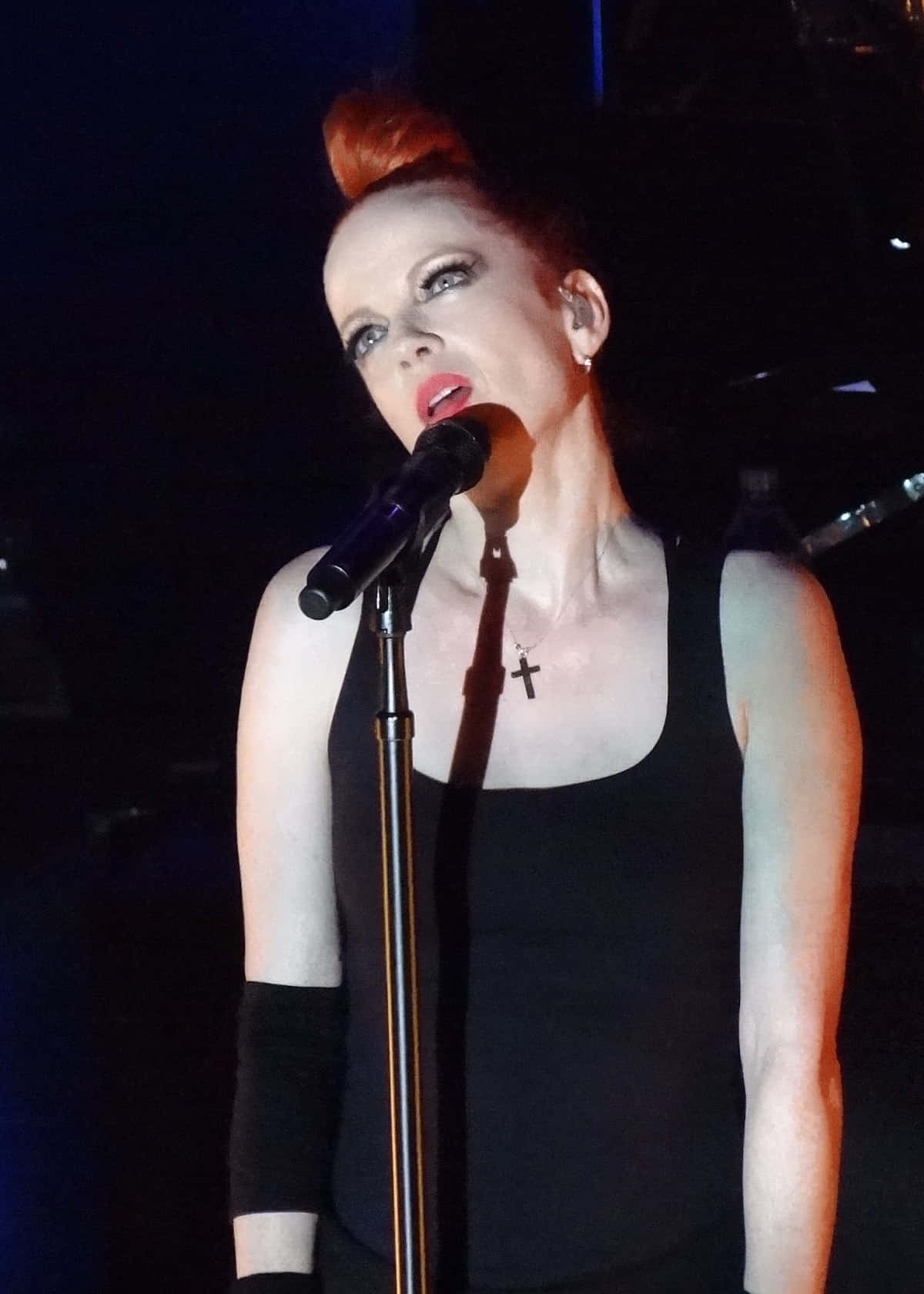 Shirley Manson Performing On Stage Wallpaper