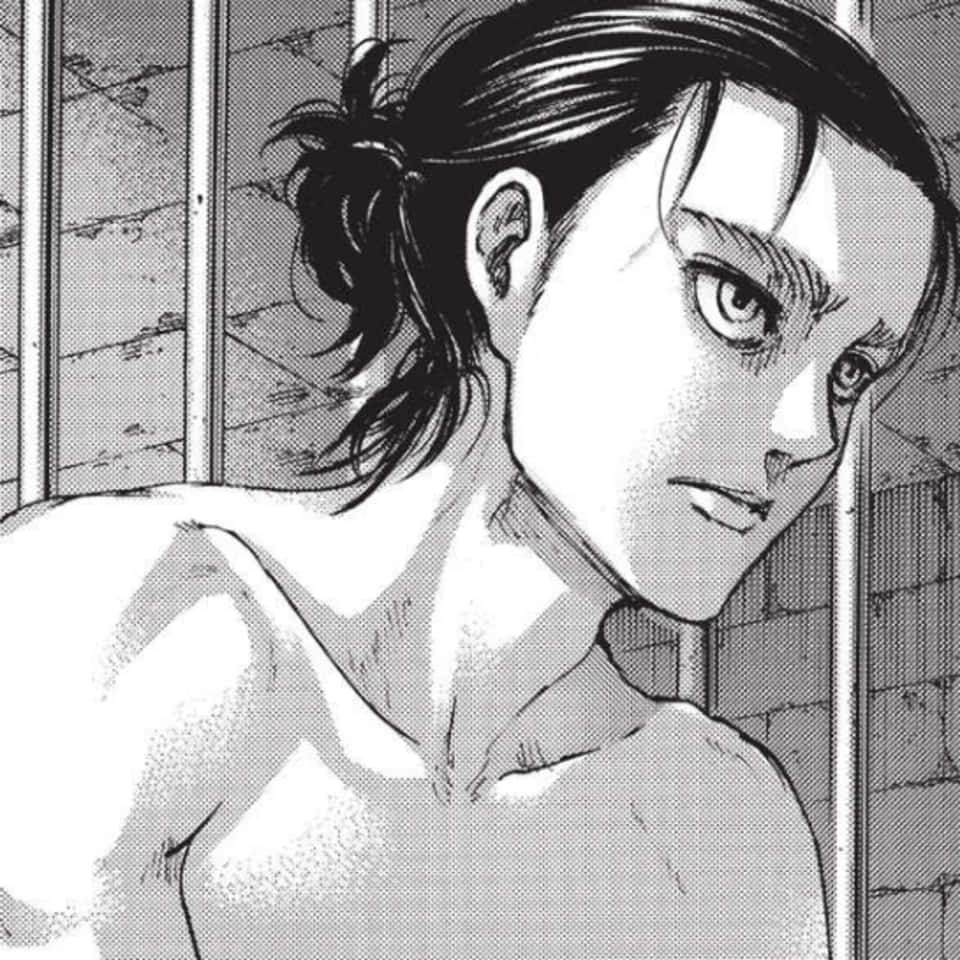 Shirtless Eren Yeager PFP From Manga Wallpaper