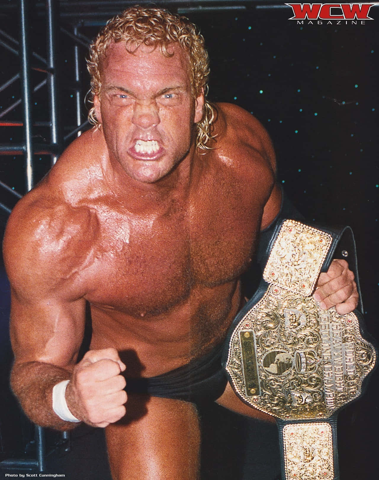 Shirtless Sid Vicious Poster Holding A Championship Belt Wallpaper