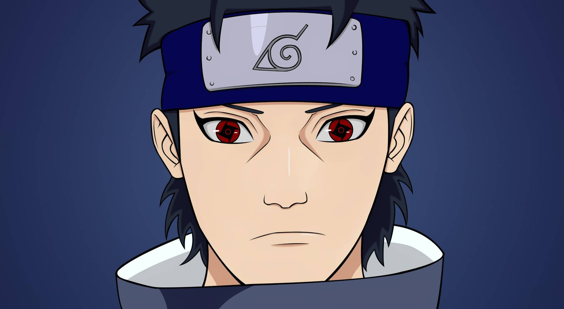 Shisuiuchiha Naruto Azul Estética. Papel de Parede