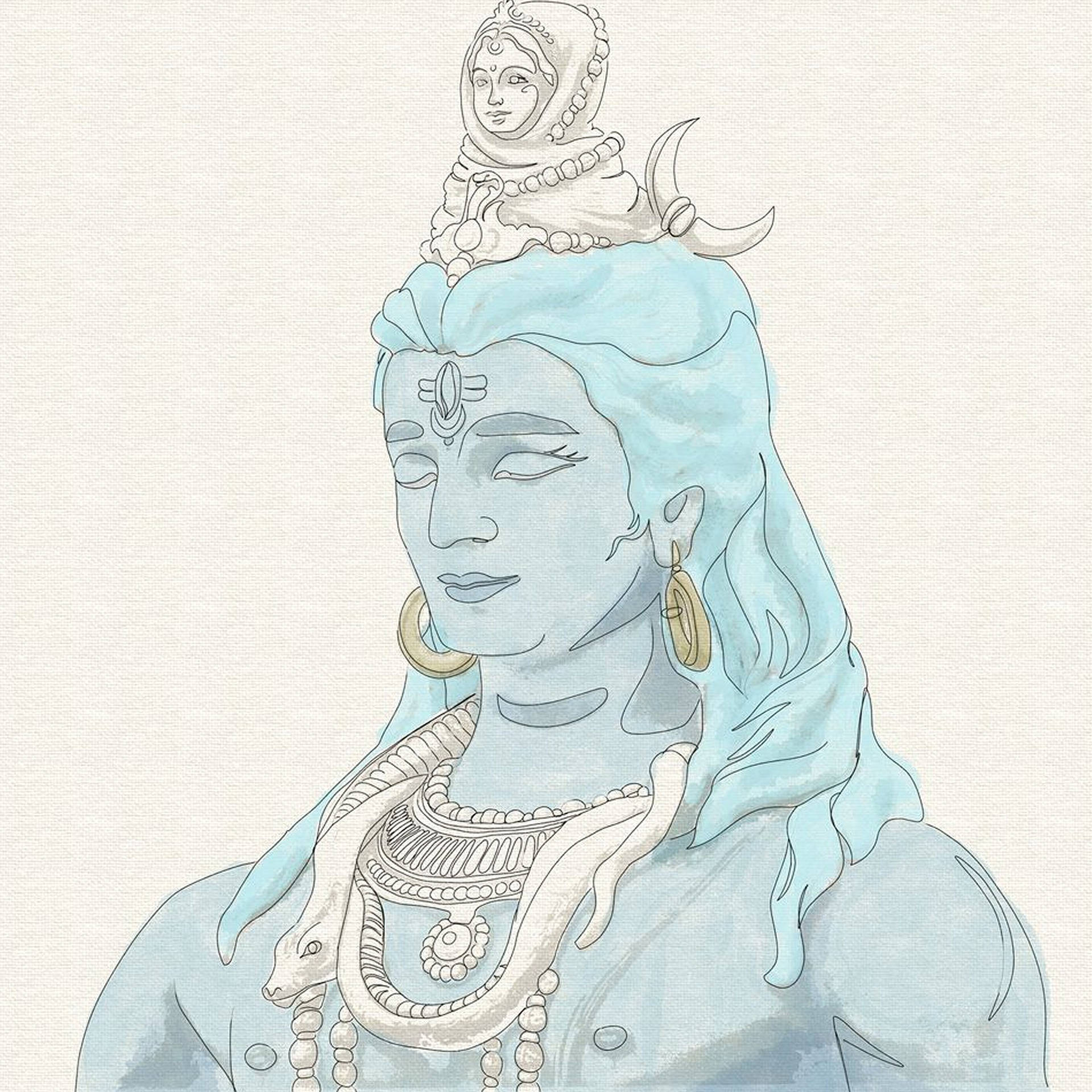 Lord Shiva and Parvati Drawing | Easy Pencil Sketch | Shiv-Parvati Drawing  for Beginners | Easy drawings, Drawings, Drawing for beginners