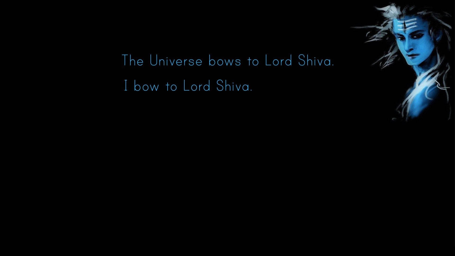 Eluniverso Se Inclina Ante Shiva Fondo de pantalla