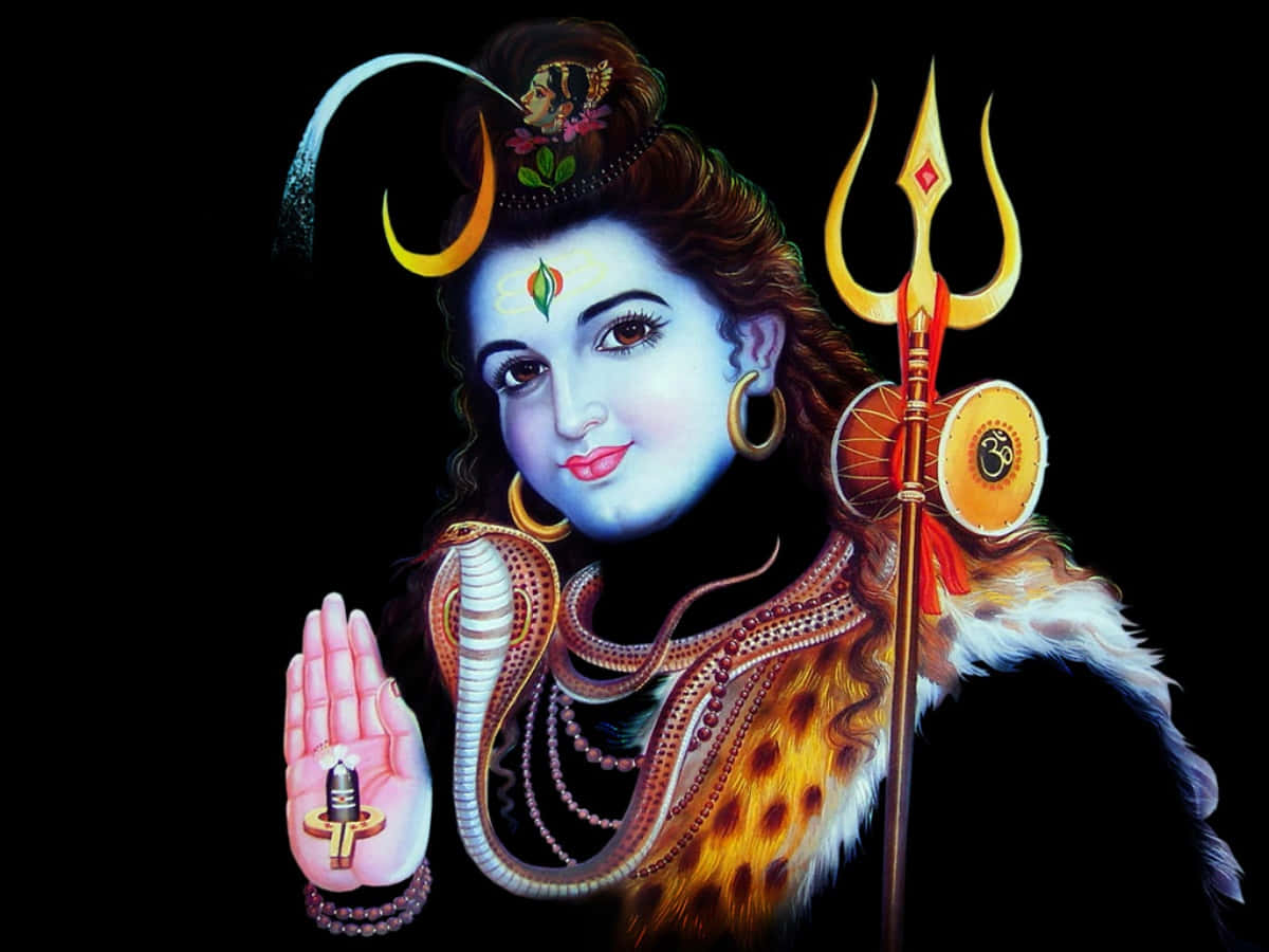 Lord Shiva With His Hands In His Lap