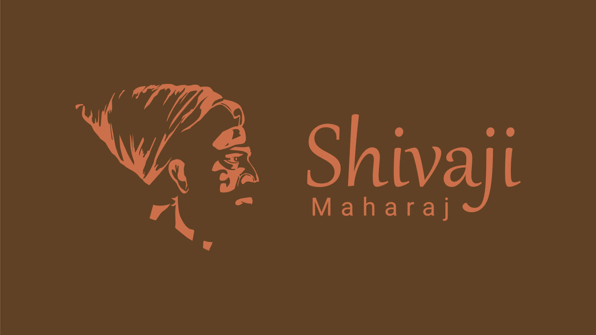 Baggrundsbilledemed Shivaji Maharaj