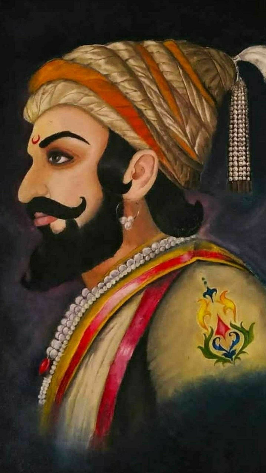 Download Shivaji Maharaj Painting Wallpaper 