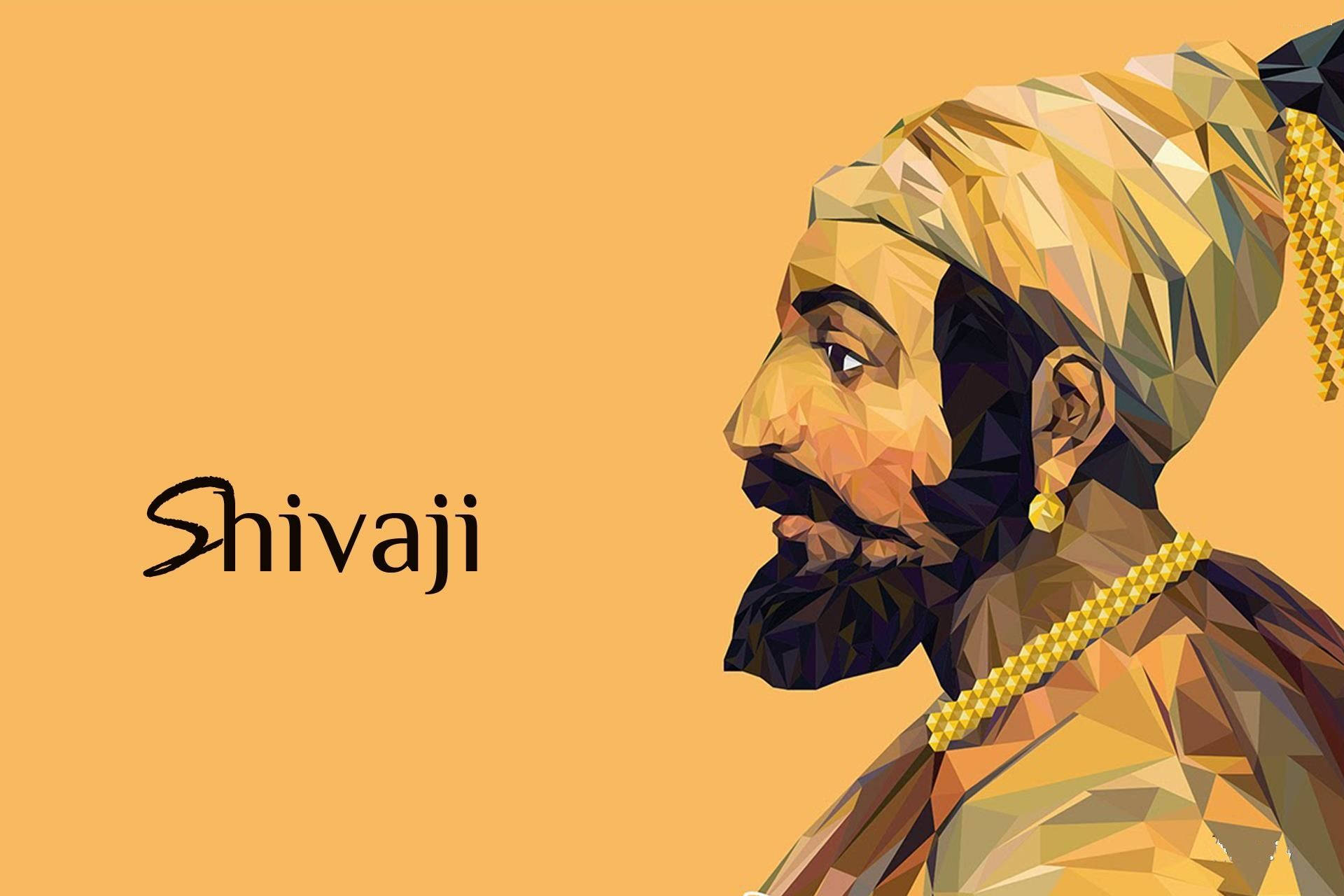 Pinturade Shivaji Maharaj Em Hd. Papel de Parede