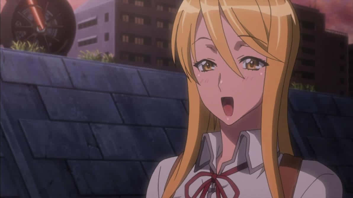 Personnage Anime Shizuka Marikawa Expression Surprise Fond d'écran