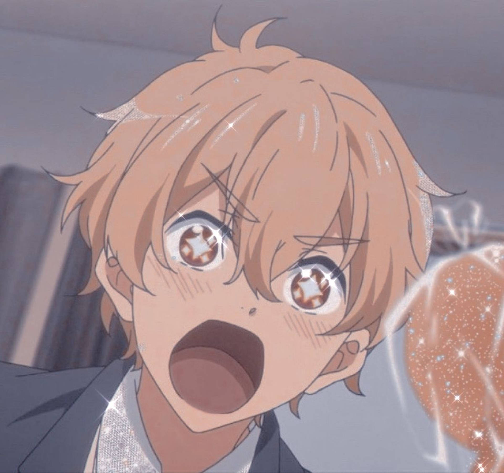 Shocked Boy Anime PFP Wallpaper