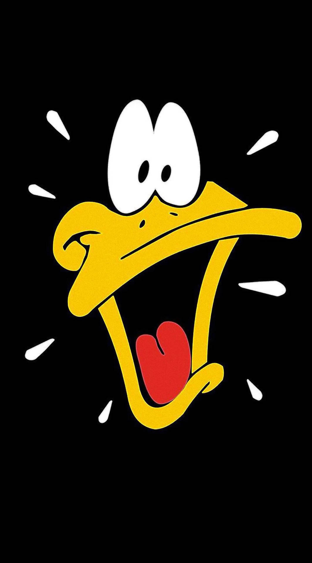Shocked Daffy Duck Cartoon Iphone Background