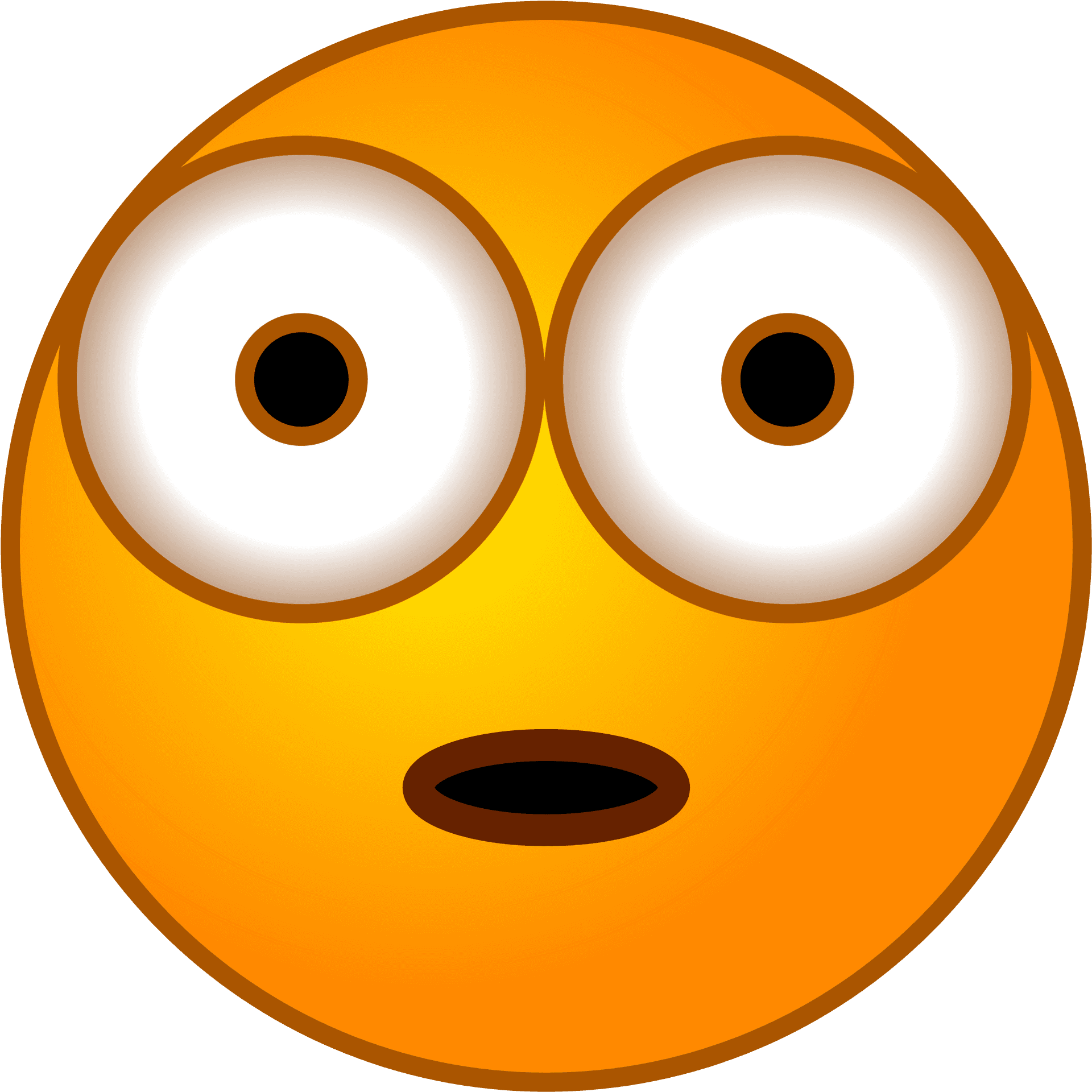 Shocked Emoji Expression PNG