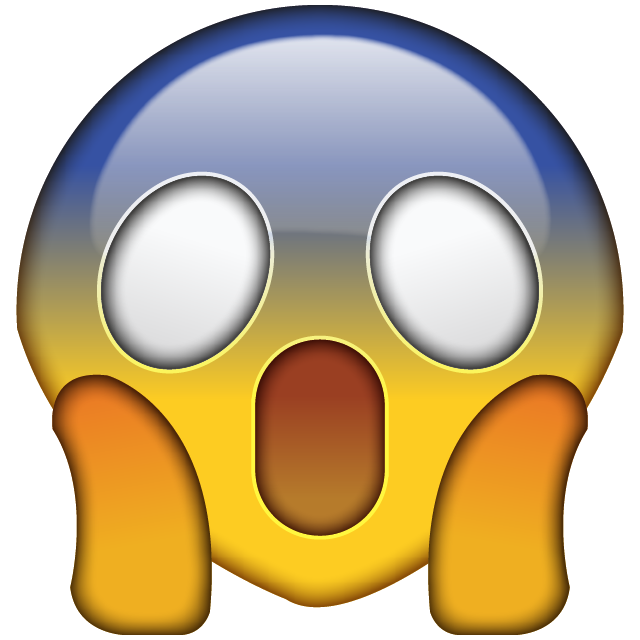 Shocked Face Emoji PNG