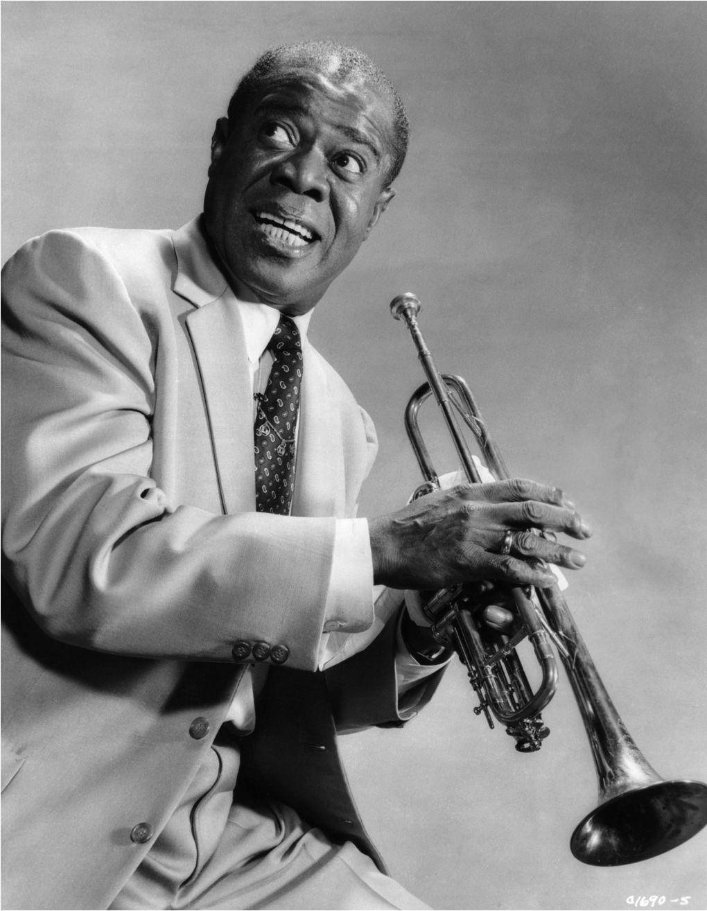 Shocked Look Louis Armstrong Wallpaper
