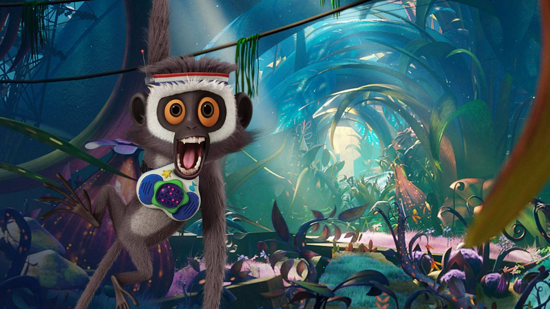Shocked Steve The Monkey Cloudy With A Chance Of Meatballs 2 Wallpaper