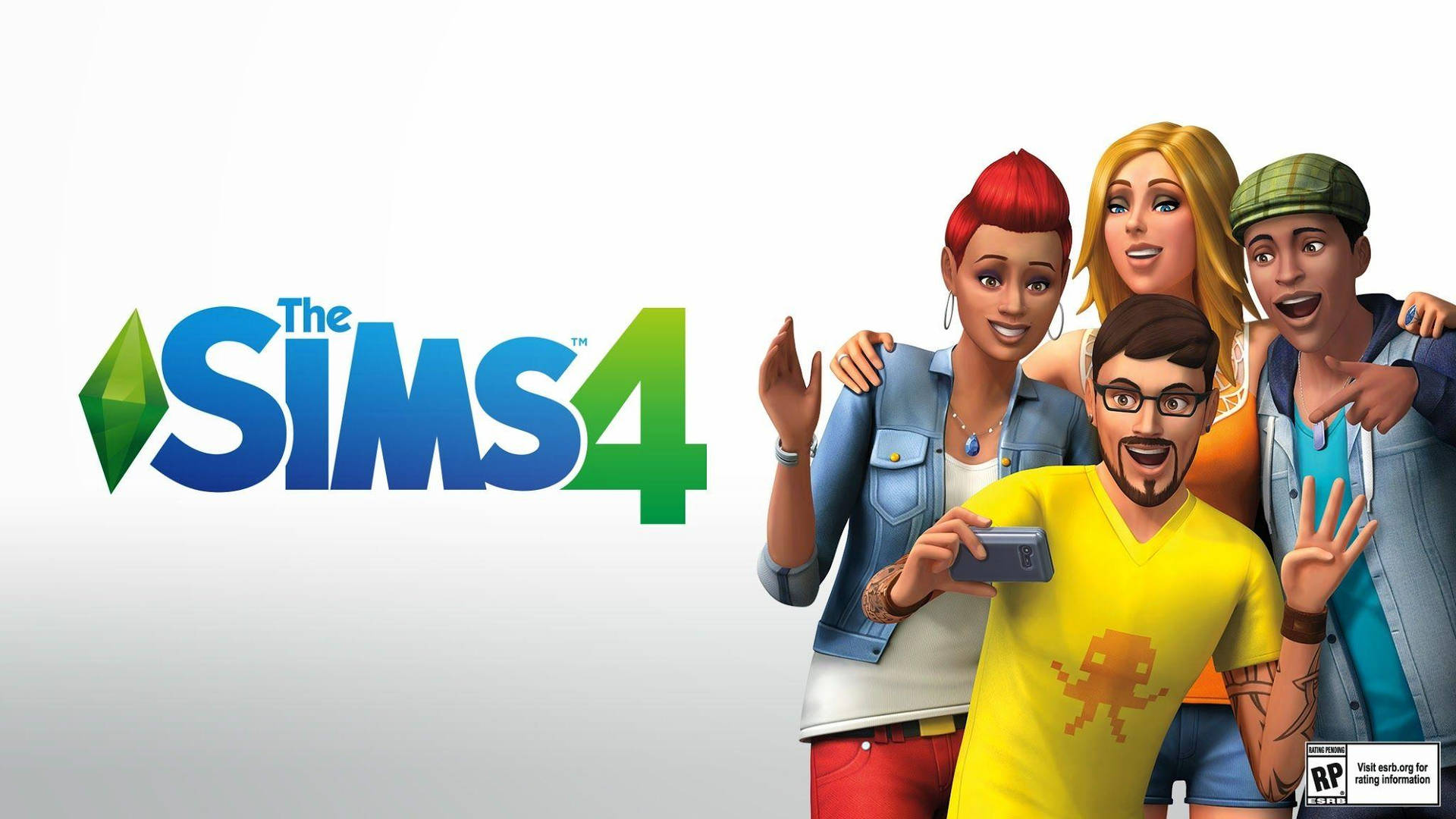 Sorprendidoslos Sims Fondo de pantalla