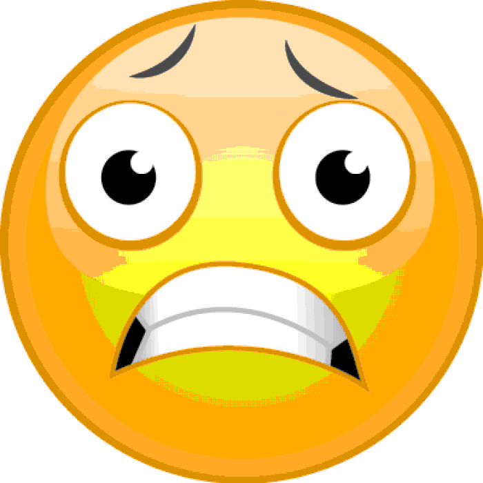 Shocked Yellow Emoji Graphic PNG