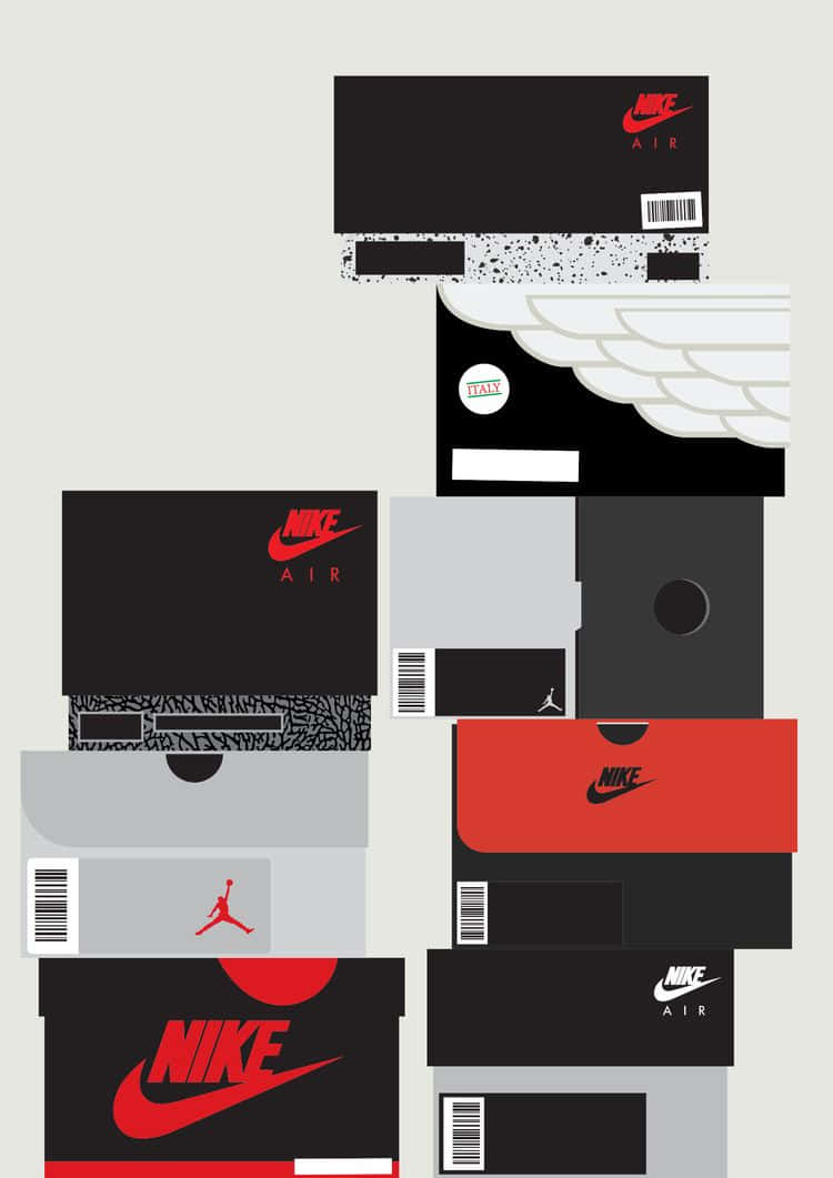 Nikejordan - Nike Jordan - Nike Jordan - Nike Jordan - Skulle Vara En Cool Tapet På Min Dator Eller Mobiltelefon! Wallpaper