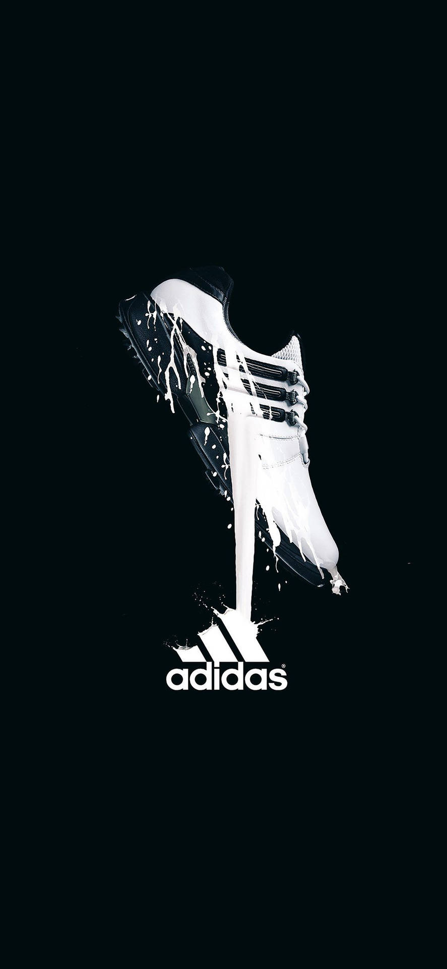 Step up your style game with the iconic Adidas logo. Wallpaper