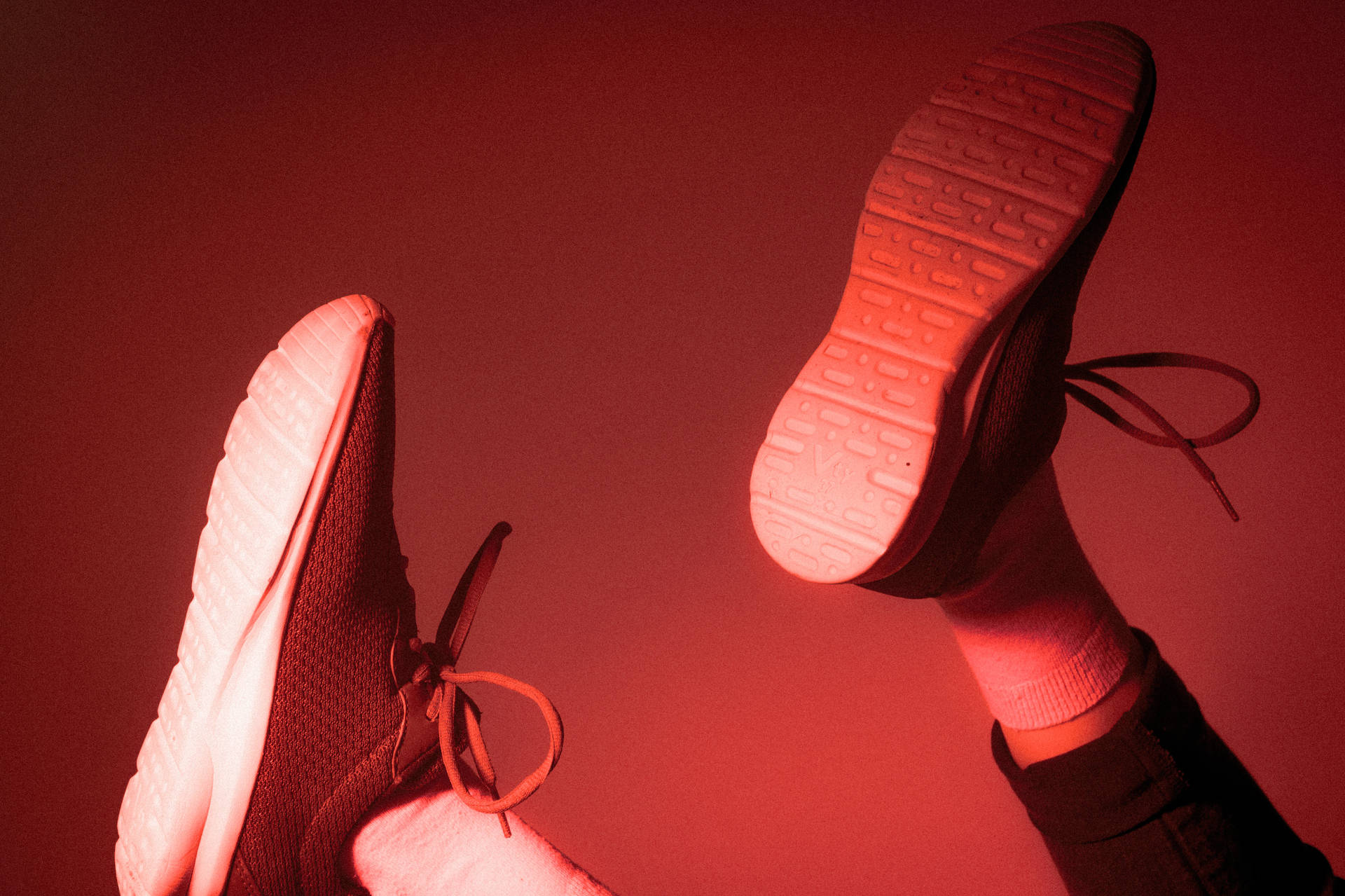 Shoes In Red Light