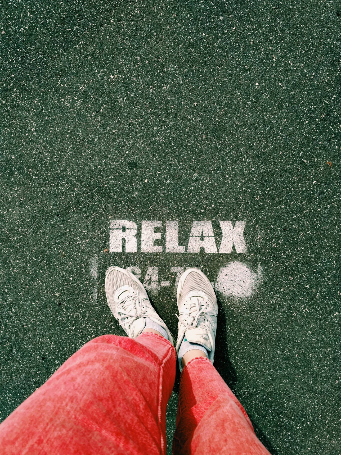 Shoes On Relax Sign