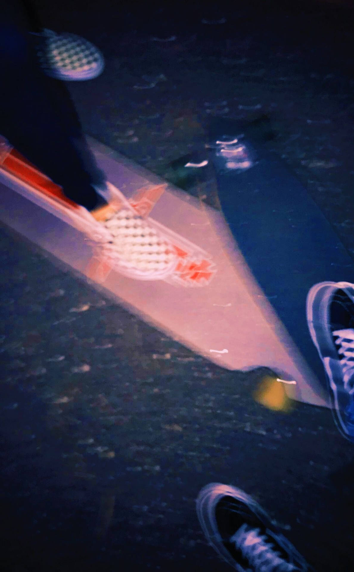 Shoes On Skateboards Skater Aesthetic Motion Blur Background