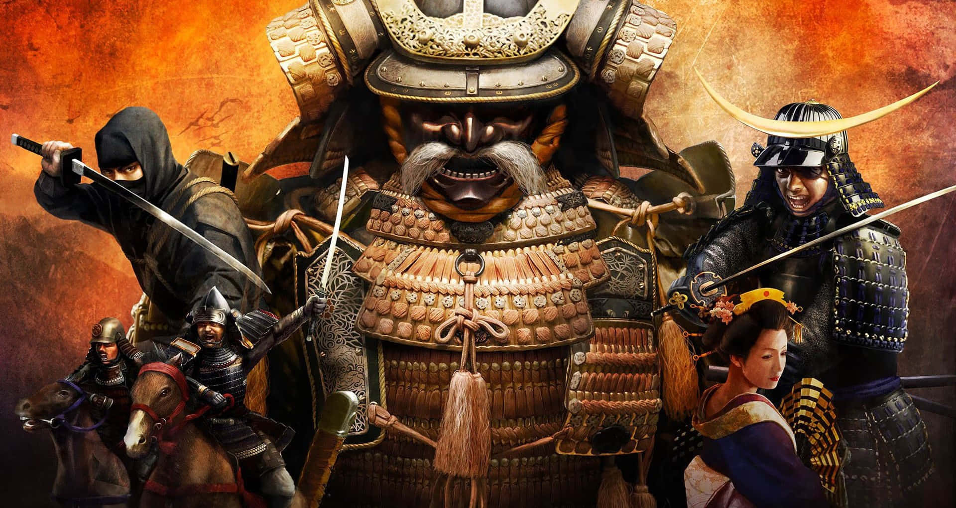 Shogun Warrior at Sunset Wallpaper