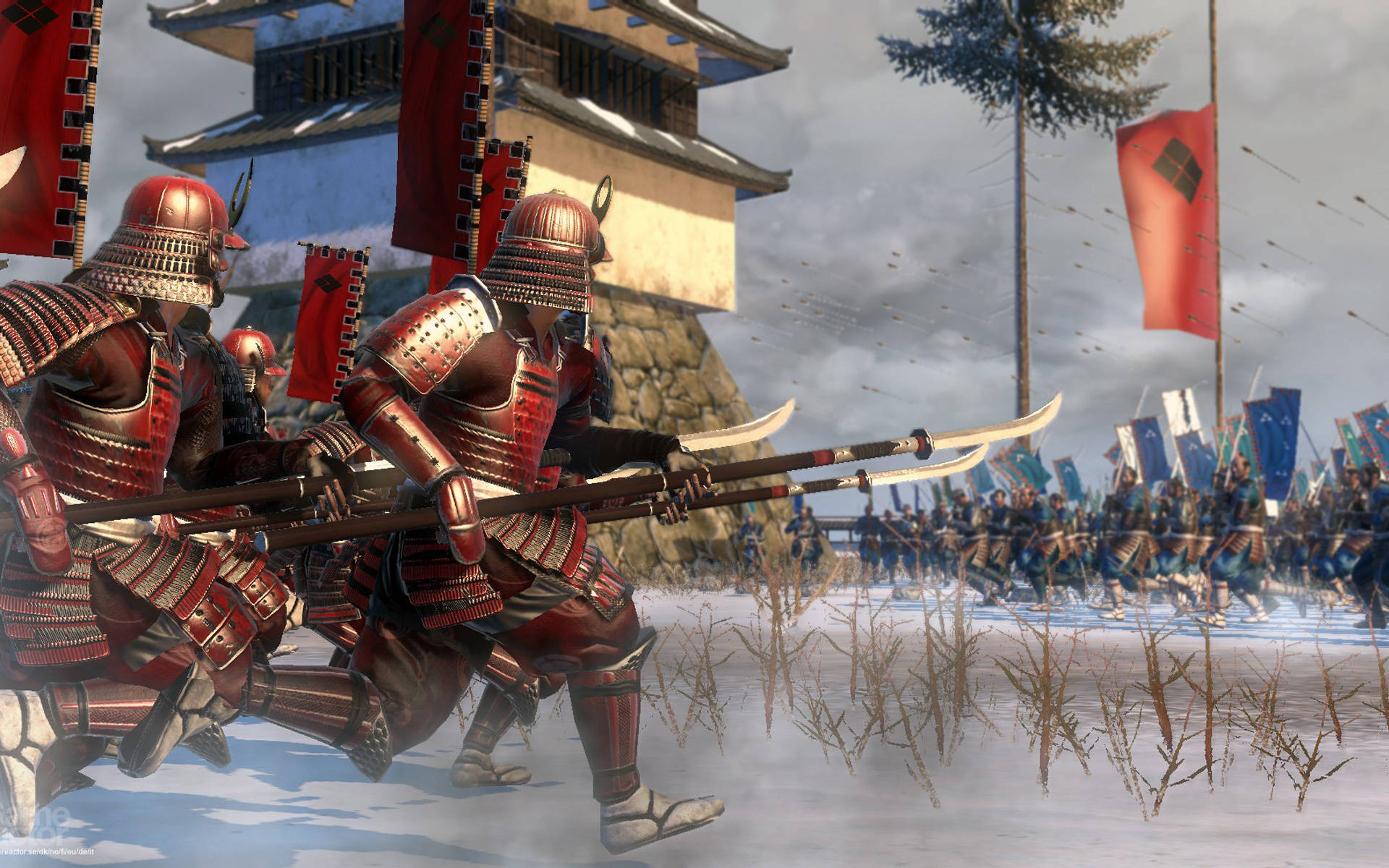 Shogun 2 Samurai Charging