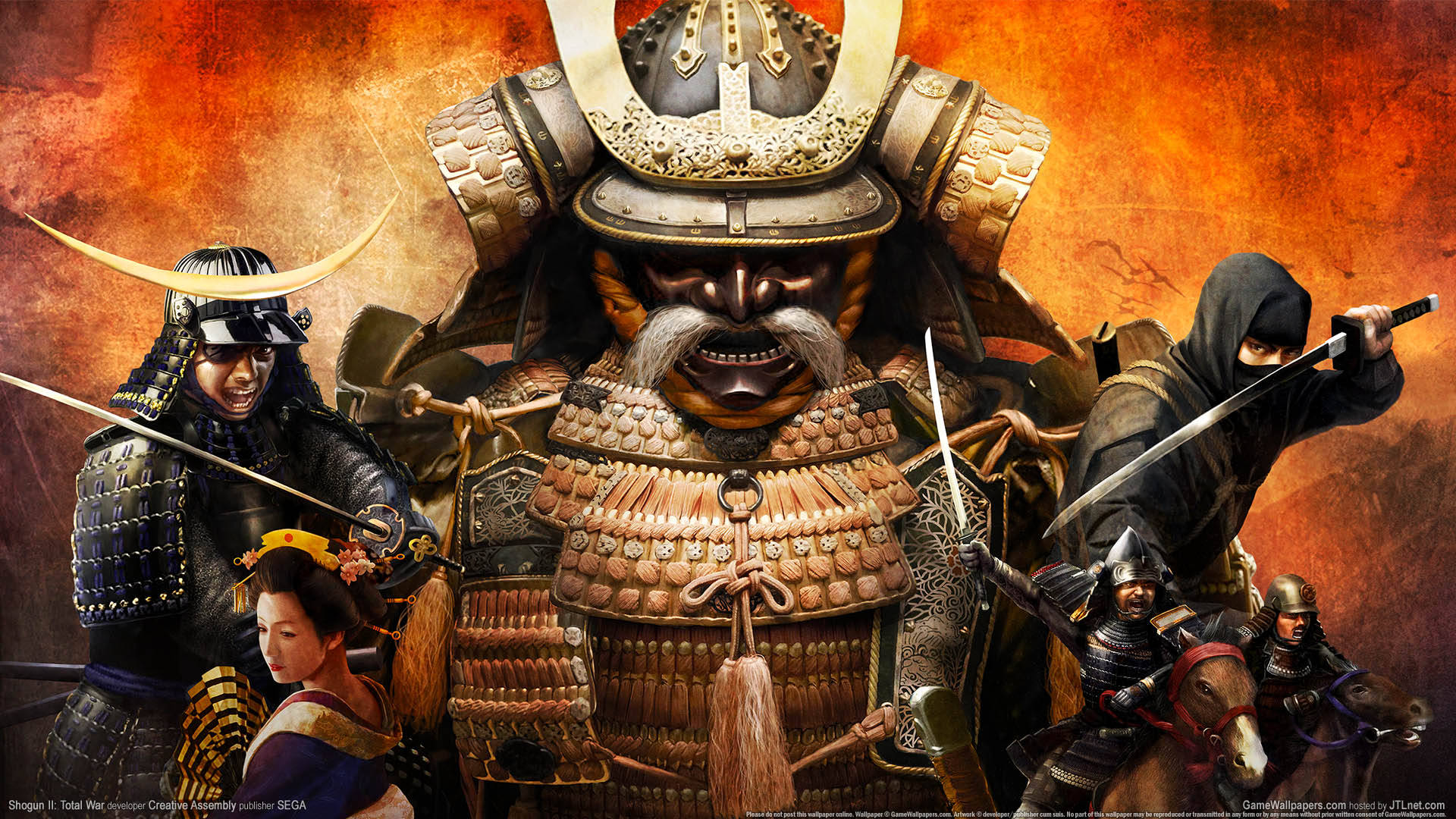 Shogun 2 Total War Characters Wallpaper