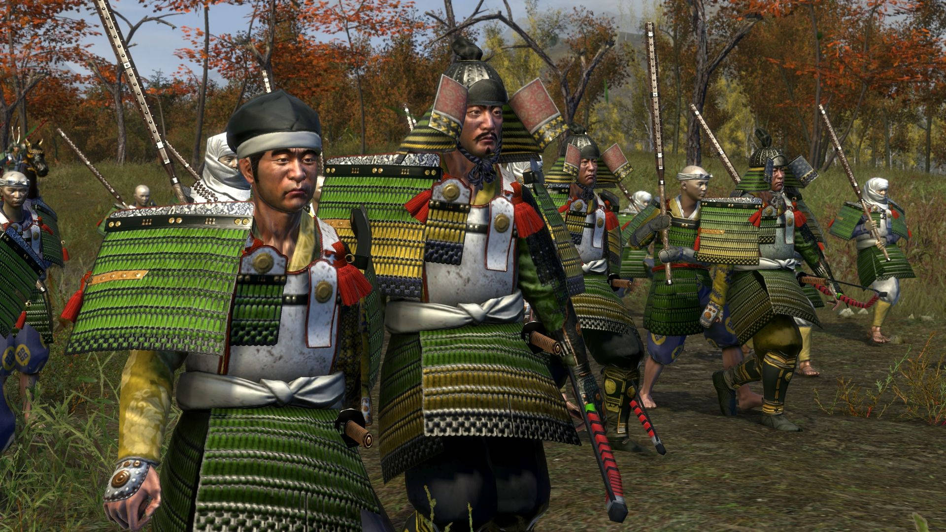 Shogun 2 Total War Green Armor Wallpaper