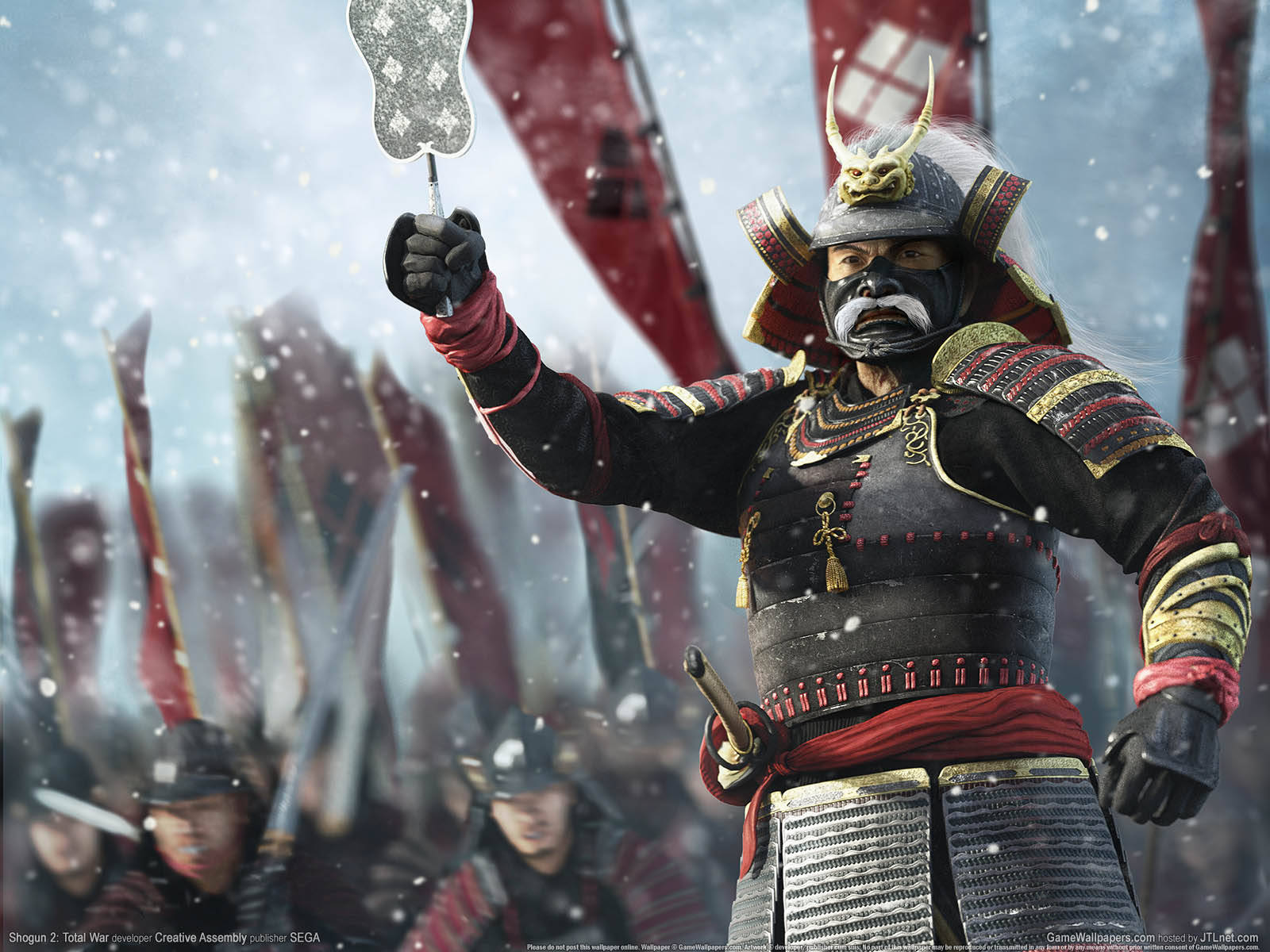 Shogun 2 Total War Snow Battle Wallpaper