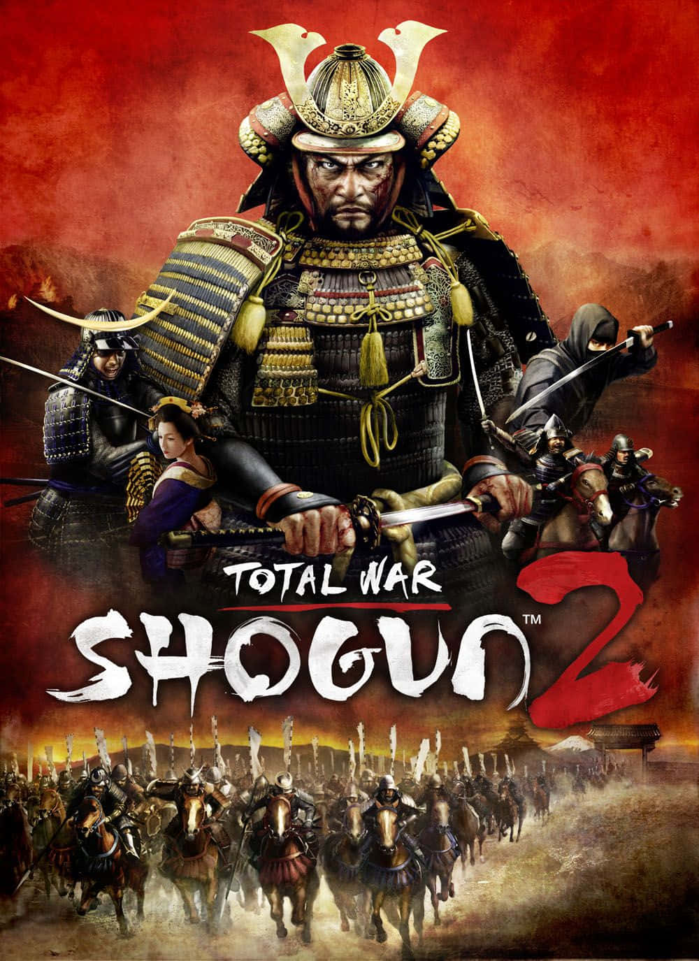 Kommandér dine krigere i Shogun Total War II. Wallpaper