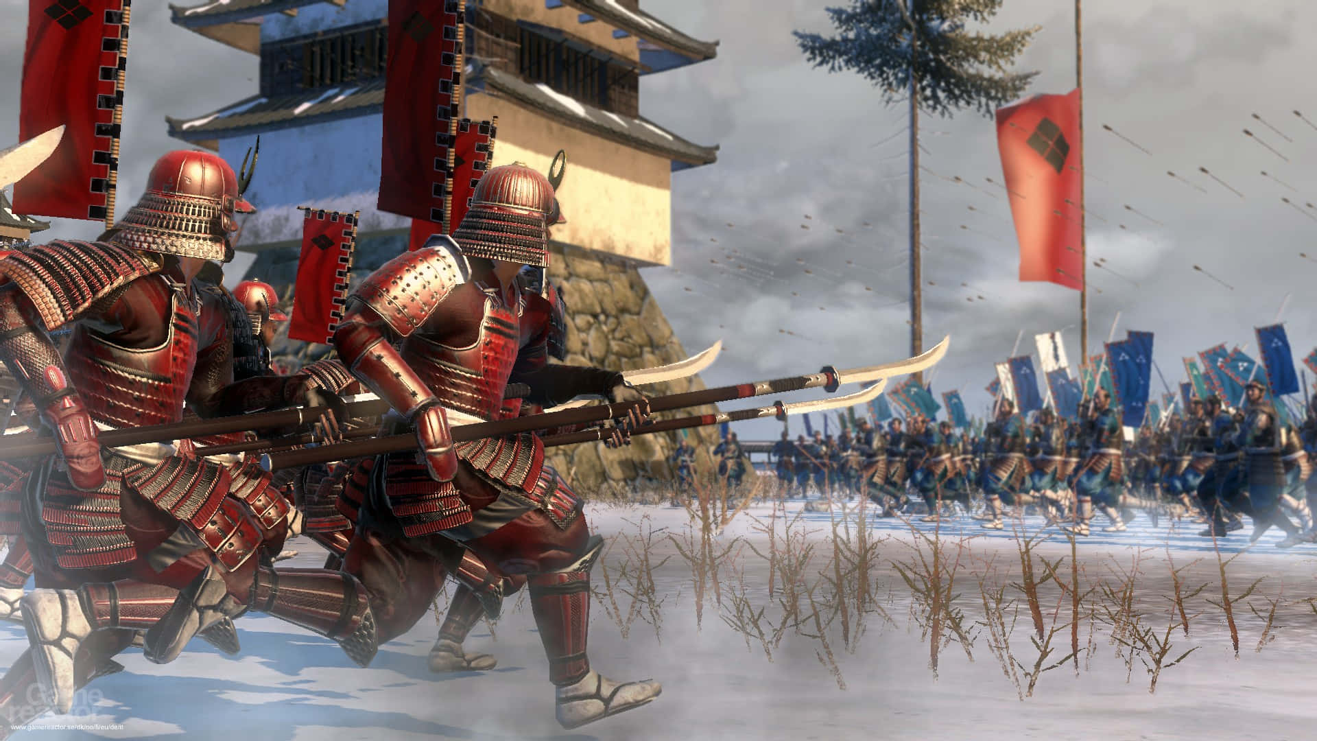 Rivivile Epiche Battaglie Del Giappone Feudale In Shogun Total War. Sfondo